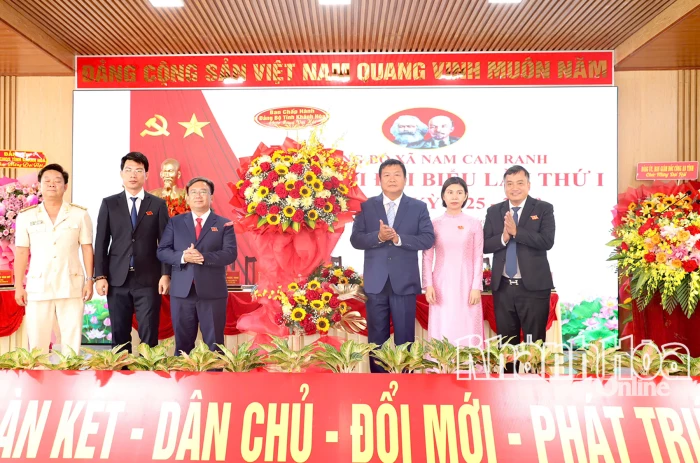 Đại hội đại biểu Đảng bộ xã Nam Cam Ranh lần thứ nhất, nhiệm kỳ 2025 - 2030