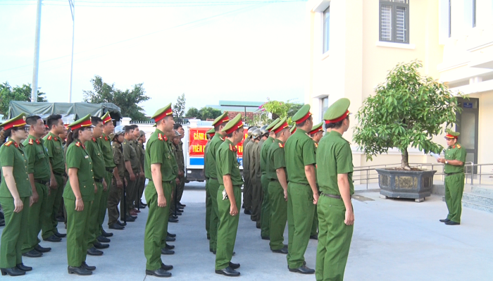 Công an xã Suối Hiệp ra quân đợt cao điểm tấn công, trấn áp tội phạm