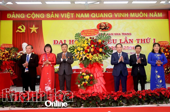 Đại hội đại biểu Đảng bộ phường Nam Nha Trang lần thứ nhất, nhiệm kỳ 2025 - 2030