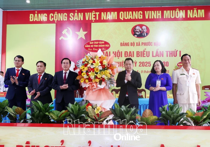 Đại hội đại biểu Đảng bộ xã Phước Hậu lần thứ nhất, nhiệm kỳ 2025 - 2030