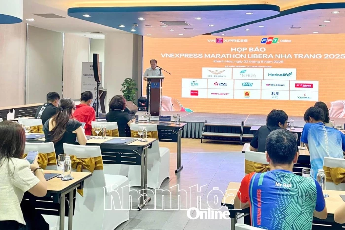 Họp báo Giải VnExpress Marathon Libera Nha Trang 2025
