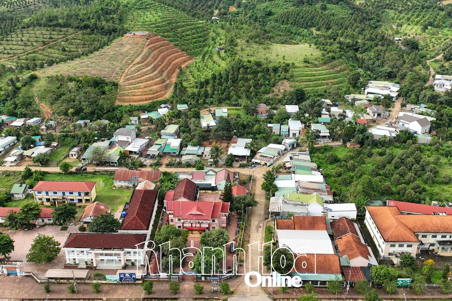 Một góc xã Tây Khánh Sơn. Ảnh: MÃ PHƯƠNG
