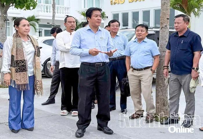 Lãnh đạo tỉnh khảo sát địa điểm tổ chức vòng chung kết cuộc thi Hoa hậu Đại dương Việt Nam 2025