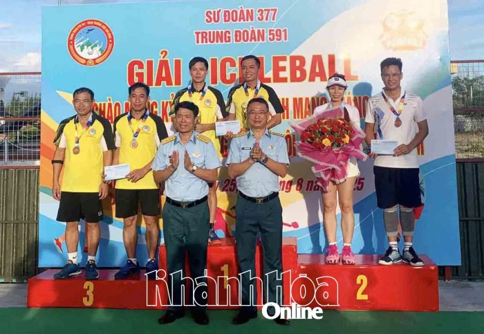 Trung đoàn 591, Sư đoàn Phòng không 377 tổ chức giải pickleball