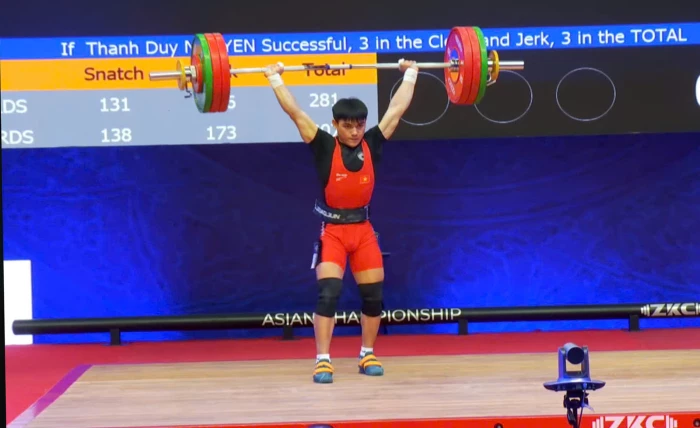 2 lực sĩ Khánh Hòa xuất sắc giành 5 huy chương tại Giải vô địch cử tạ thiếu niên, trẻ châu Á 2026