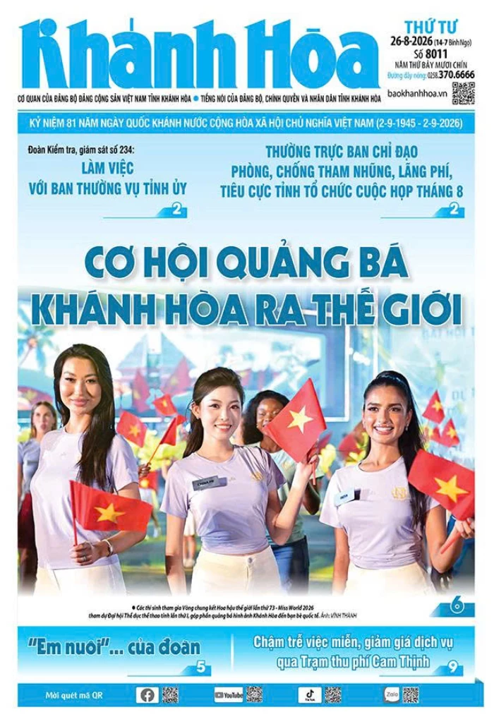 Đọc báo in số 8011 ngày 26/8/2026
