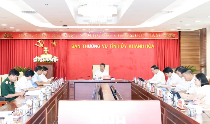 Ban Thường vụ Tỉnh ủy Khánh Hòa cho ý kiến đối với nhiều nội dung quan trọng