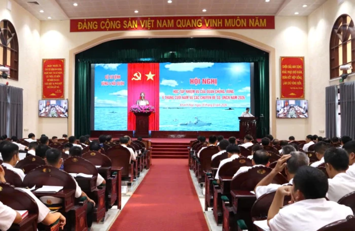 Vùng 4 Hải quân học tập nhiệm vụ 6 tháng cuối năm và các chuyên đề năm 2026