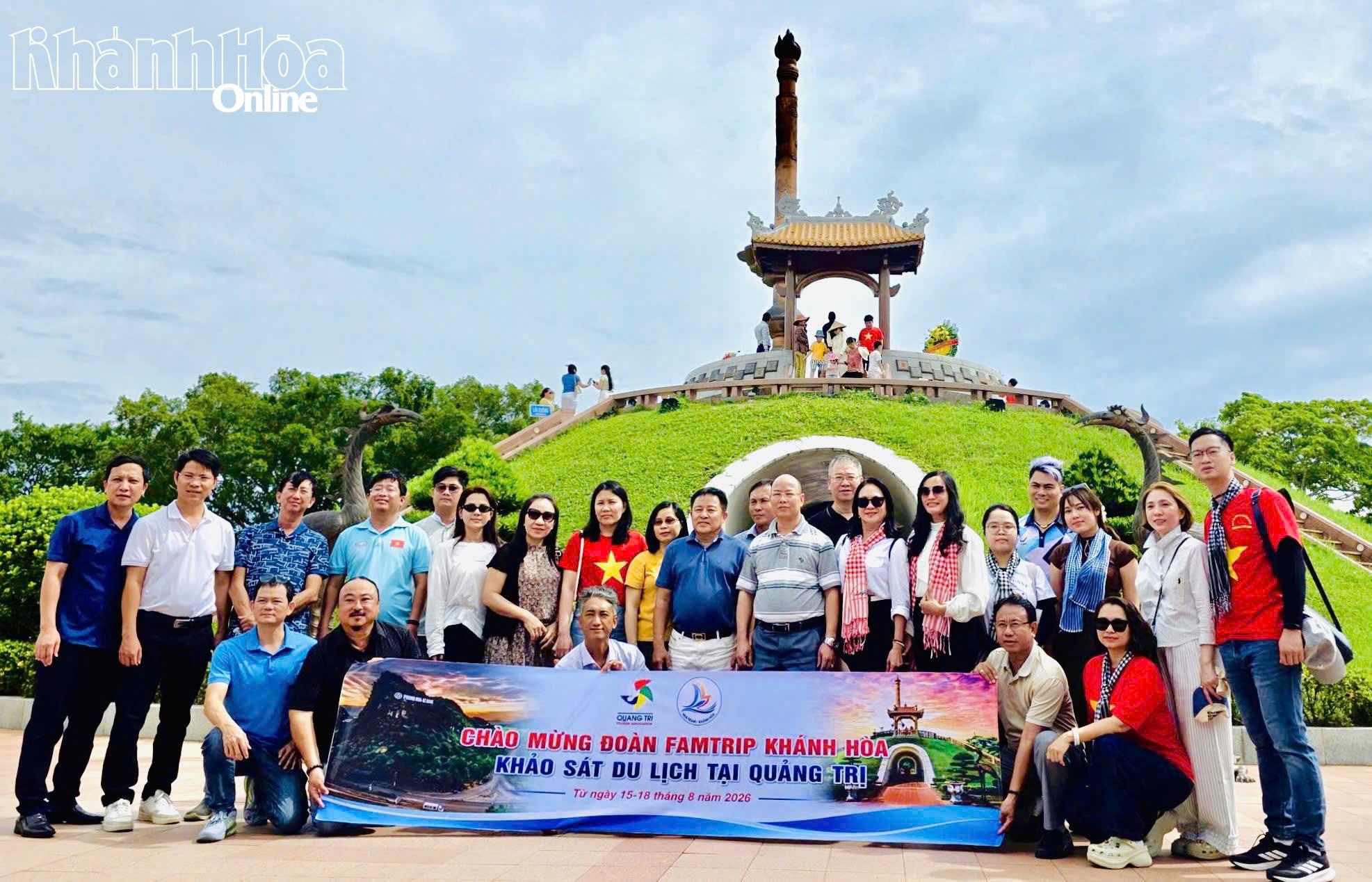 Đoàn famtrip du lịch  Khánh Hòa khảo sát Khu di tích quốc gia đặc biệt Thành cổ Quảng Trị