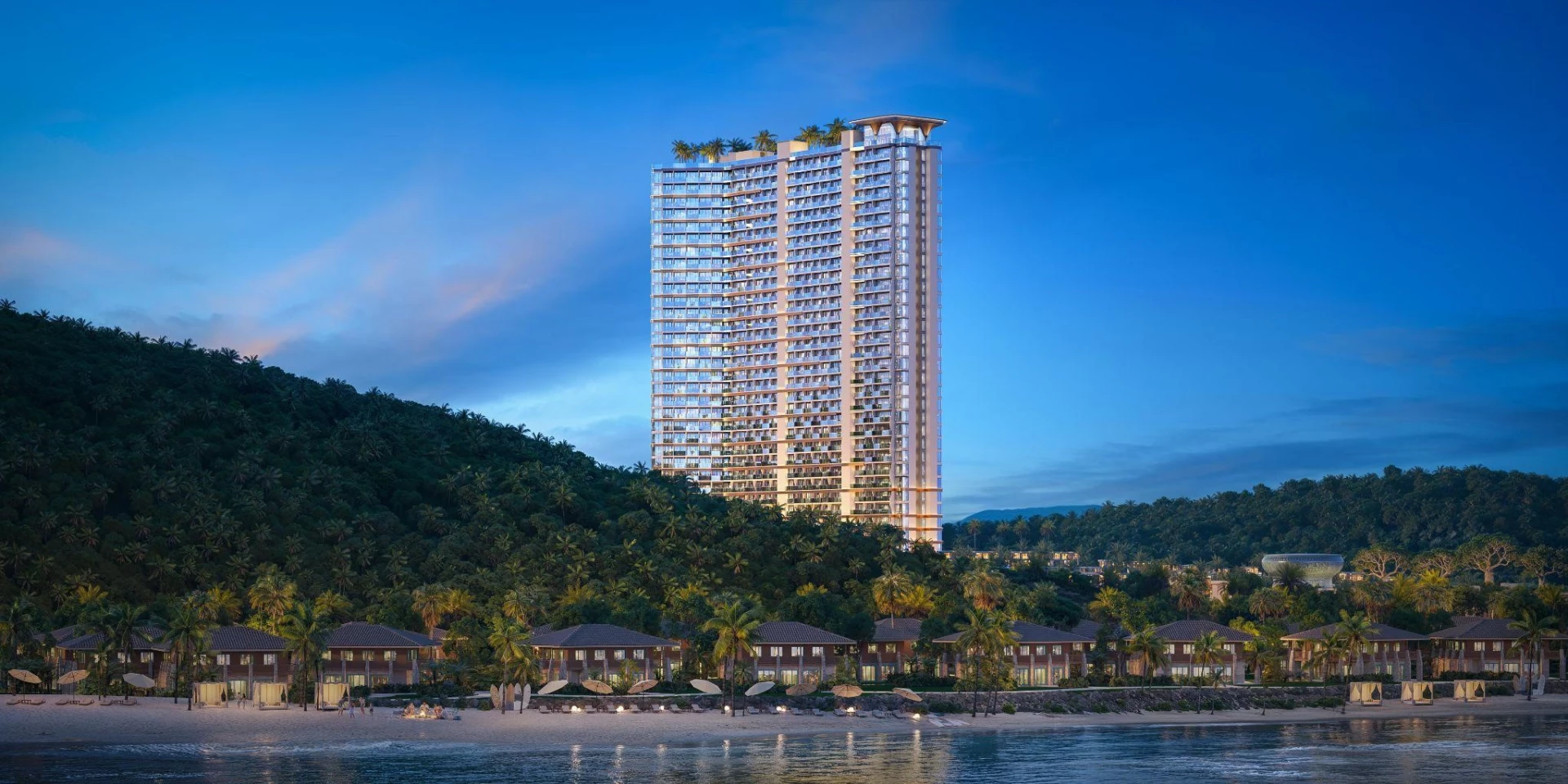 Hình ảnh phối cảnh tòa tháp Alora Nha Trang.