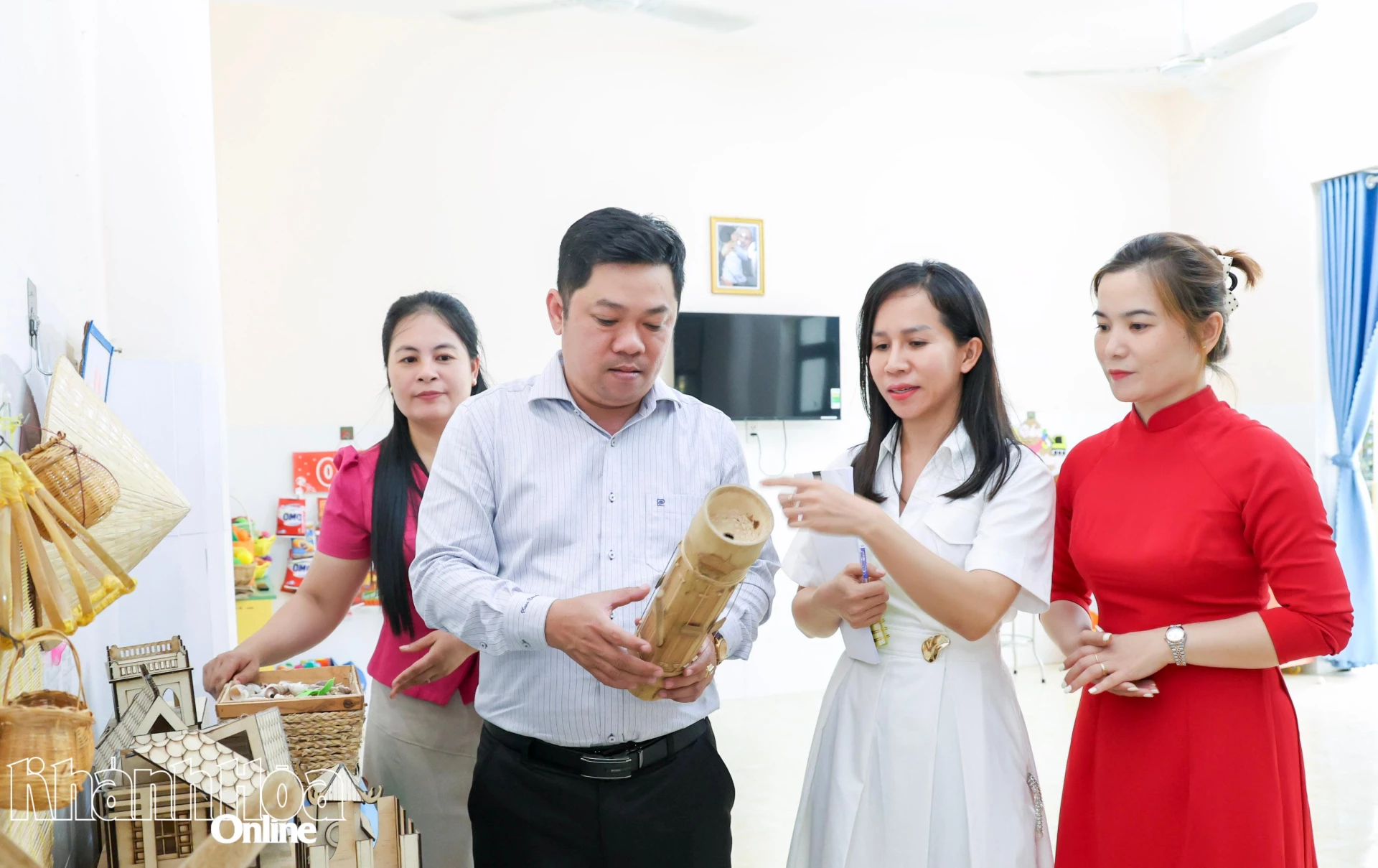 Khảo sát việc tổ chức các học tại Trường mầm non Anh Đào
