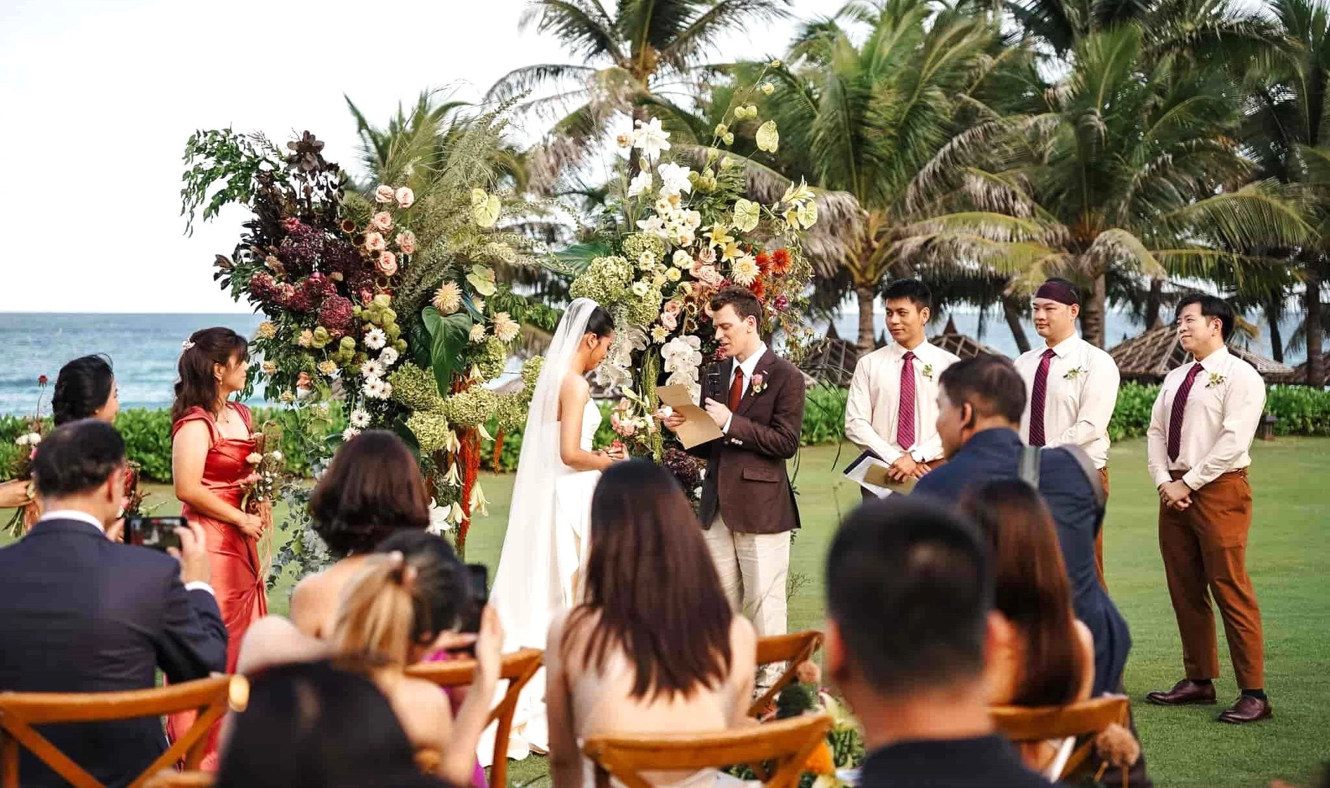 Đám cưới của du khách quốc tế tại The Anam Cam Ranh
