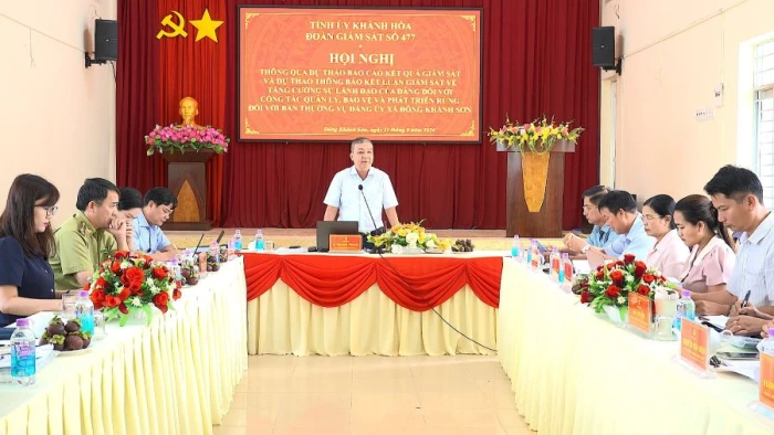 Rà soát công tác lãnh đạo, chỉ đạo quản lý, bảo vệ và phát triển rừng tại xã Đông Khánh Sơn