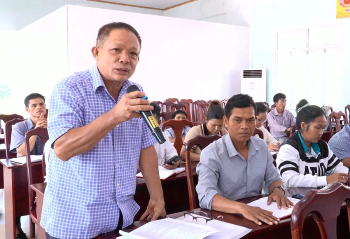 Xã Đông Khánh Sơn triển khai công tác bầu cử trưởng thôn nhiệm kỳ 2026 - 2031