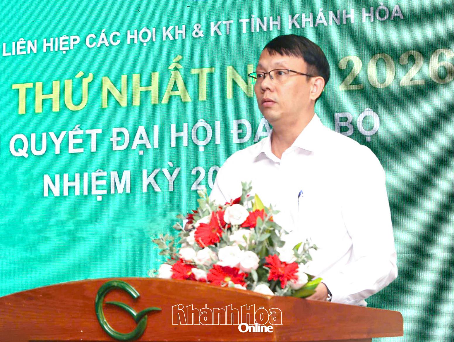 Phó Chủ tịch UBND tỉnh Nguyễn Thanh Hà phát biểu tại diễn đàn.