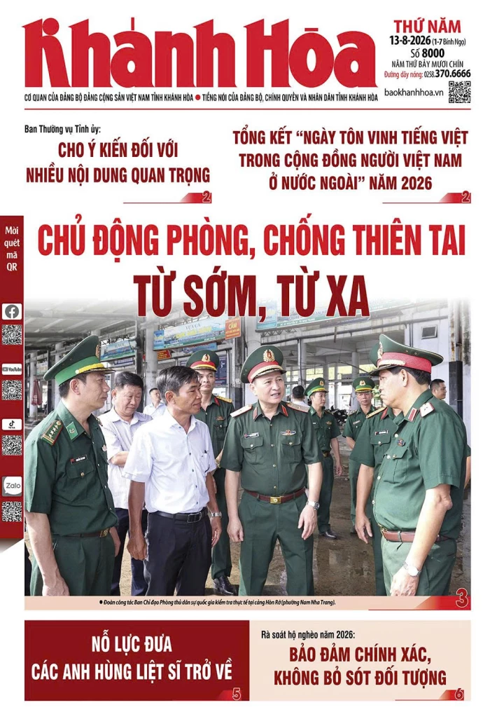 Đọc báo in số 8000 ngày 13/8/2026