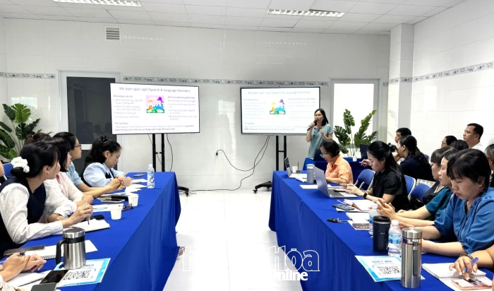 Tập huấn nhận diện sớm và hỗ trợ trẻ rối loạn phát triển