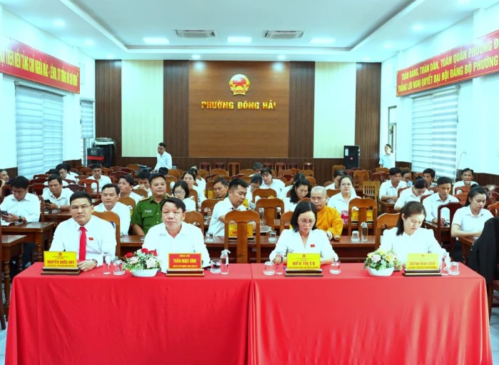 Kỳ họp chuyên đề HĐND phường Đông Hải khóa XIII