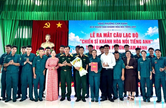 Phường Cam Ranh ra mắt Câu lạc bộ “Chiến sĩ Khánh Hòa nói tiếng Anh”