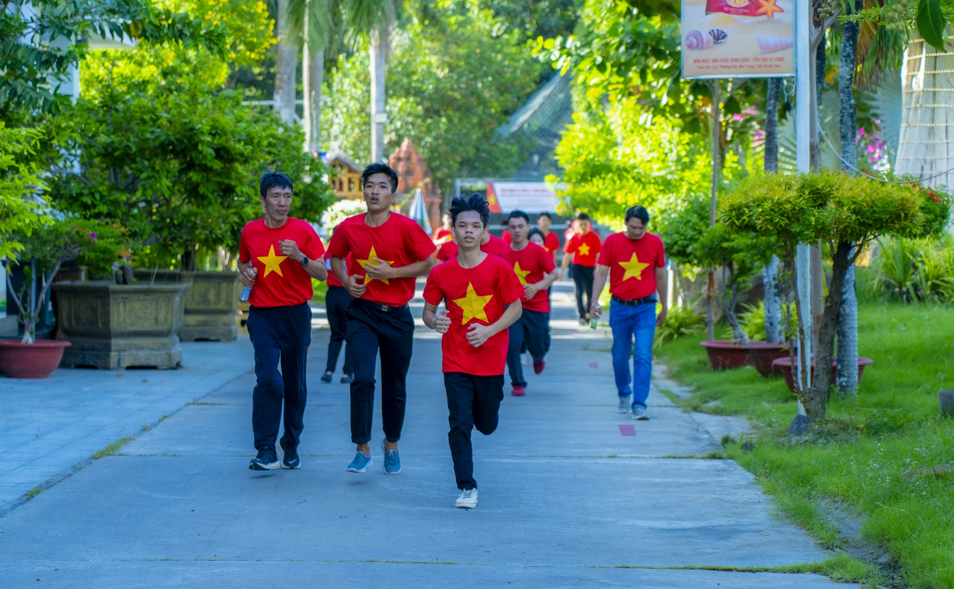 Thi đấu marathon.