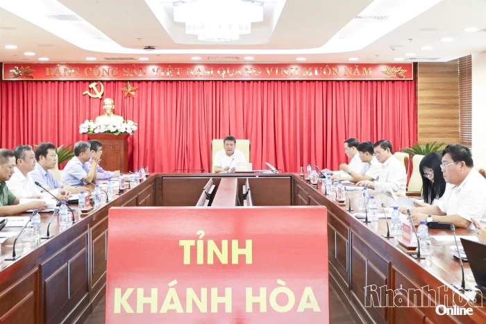 Thường trực Ban Chỉ đạo phòng, chống tham nhũng, lãng phí, tiêu cực tỉnh Khánh Hòa tổ chức cuộc họp tháng 8-2026