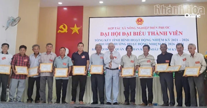 Đại hội Hợp tác xã Nông nghiệp Diên Phước nhiệm kỳ 2026 - 2031