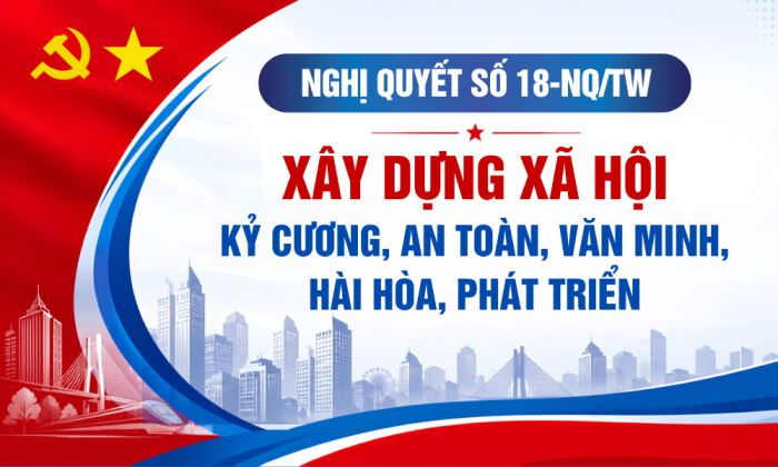 [Infographic] Nghị quyết số 18-NQ/TW về xây dựng xã hội kỷ cương, an toàn, văn minh, hài hòa, phát triển