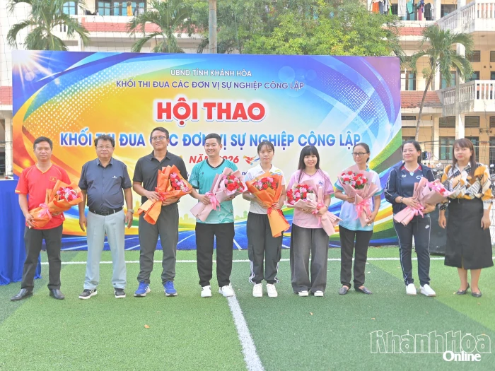 Hơn 180 vận động viên tham gia hội thao Khối thi đua các đơn vị sự nghiệp công lập 2026