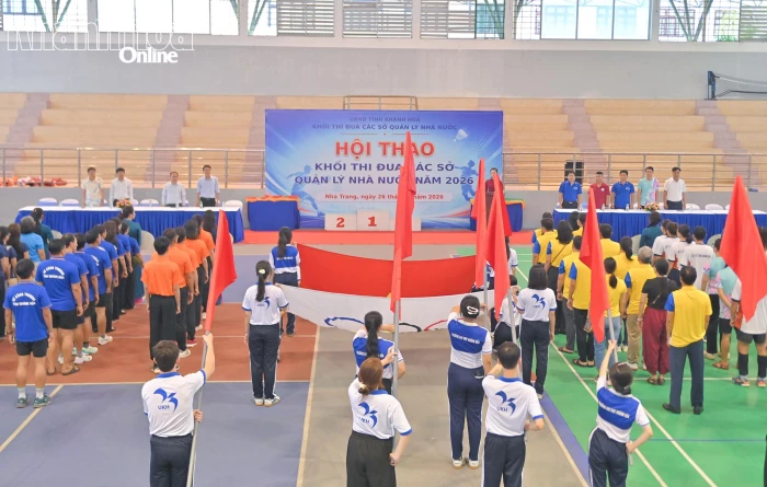 Khai mạc Hội thao Khối thi đua các sở quản lý nhà nước năm 2026