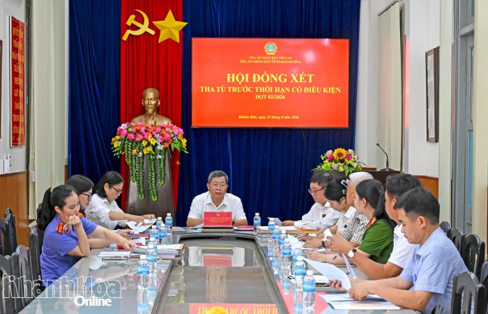 26 phạm nhân được tha tù trước thời hạn có điều kiện