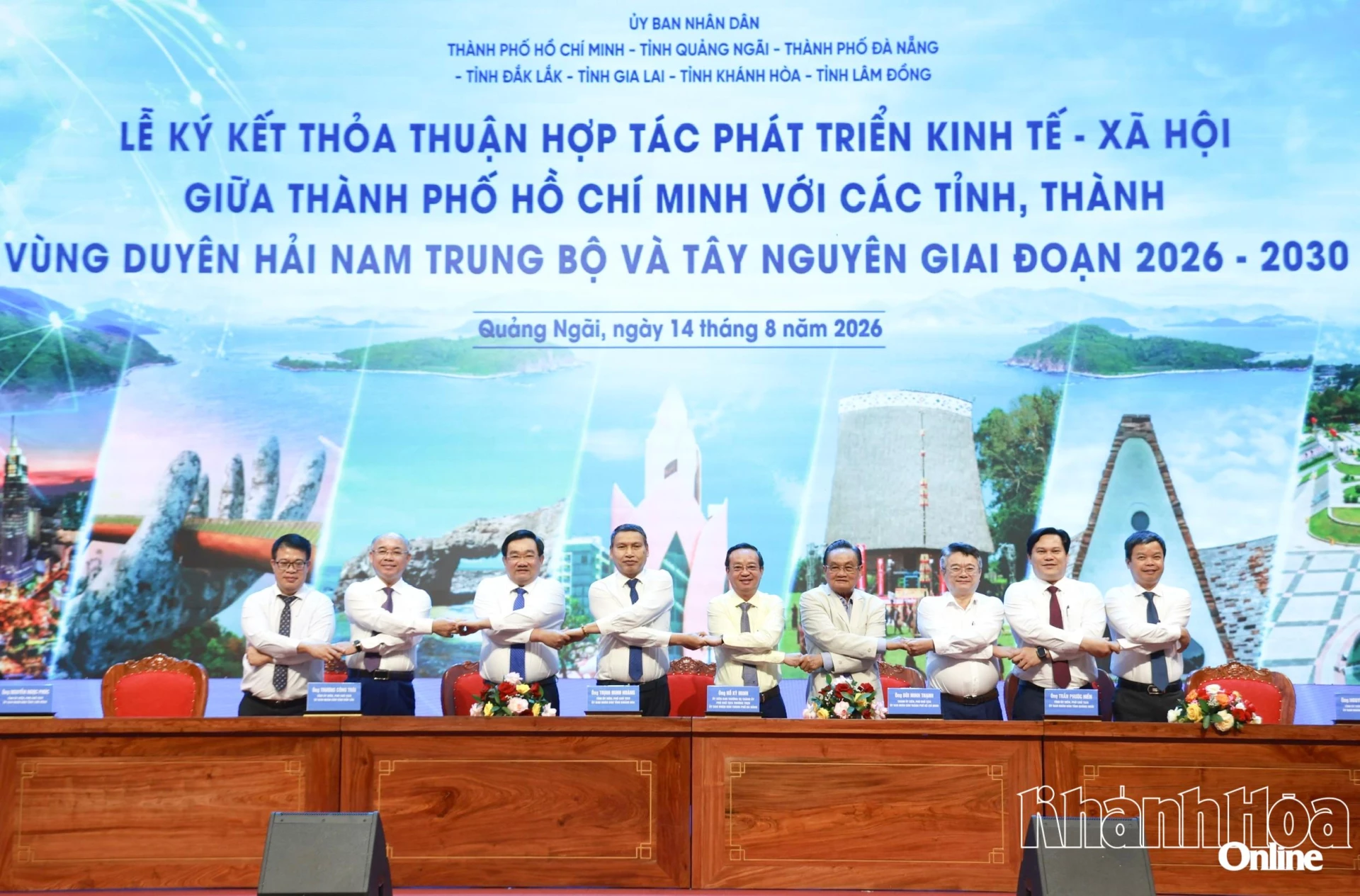 Lãnh đạo TP. Hồ Chí Minh ký kết hợp tác với các tỉnh, thành vùng Duyên hải Nam Trung Bộ và Tây Nguyên.
