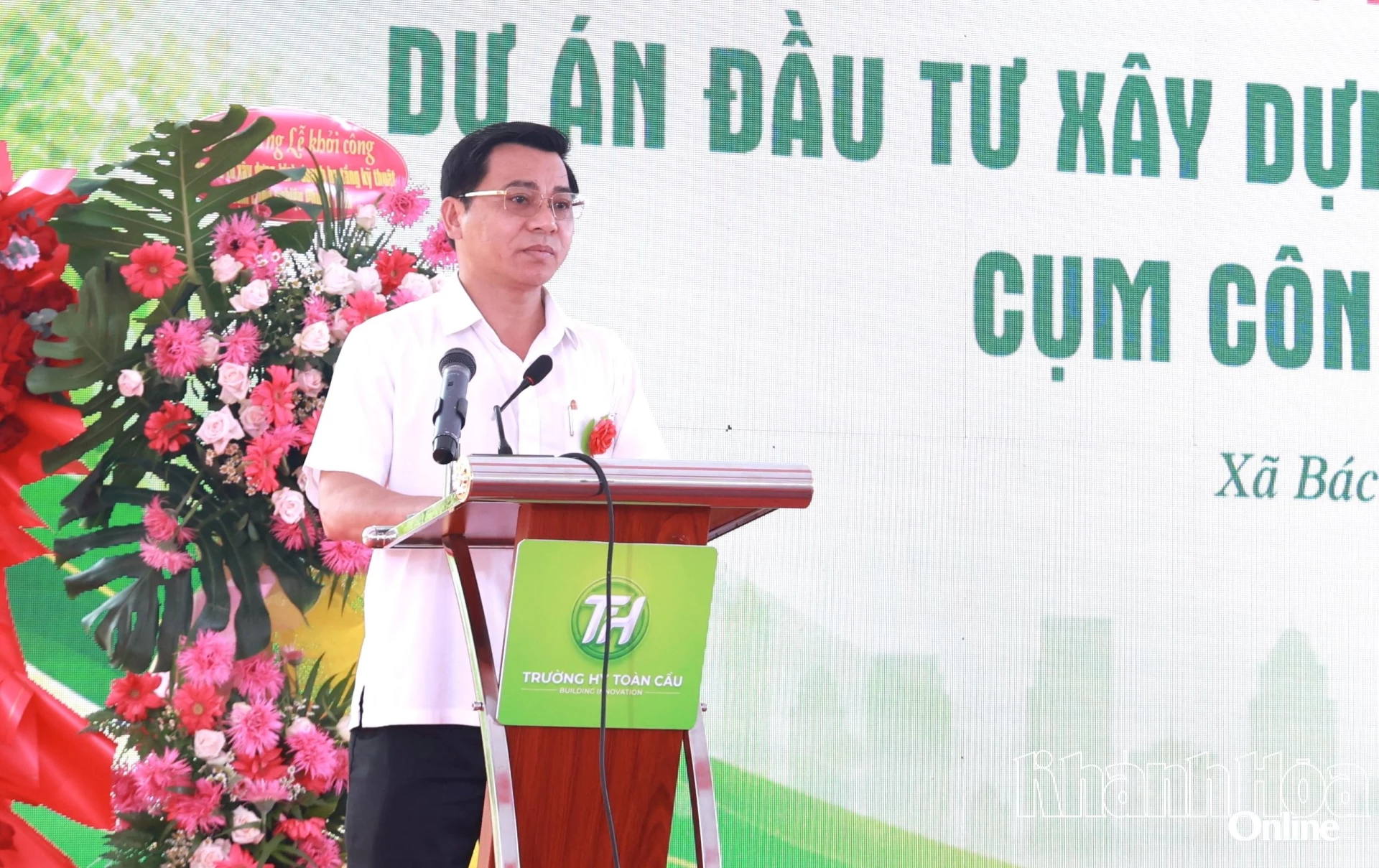 Đại diện Sở Công Thương phát biểu.