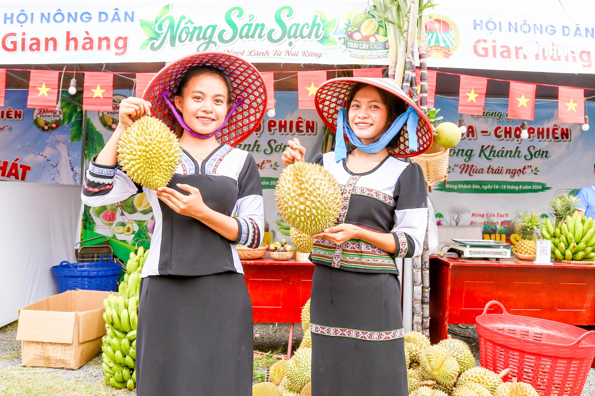 Sầu riêng là một trong những loại nông sản đặc trưng của xã Đông Khánh Sơn.