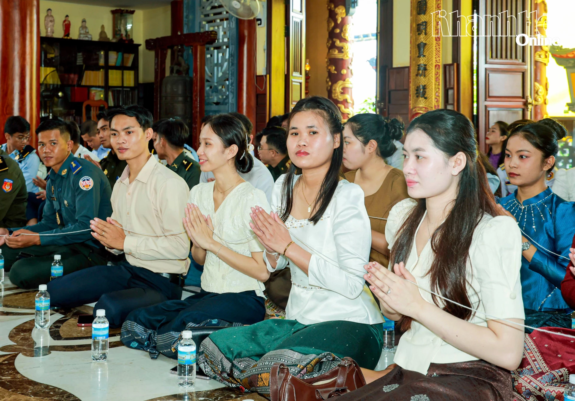 Sinh viên, học viên Lào và Campuchia tham dự hoạt động kỷ niệm ngày Tết cổ truyền của 2 đất nước do Liên hiệp các tổ chức hữu nghị Khánh Hòa tổ chức.