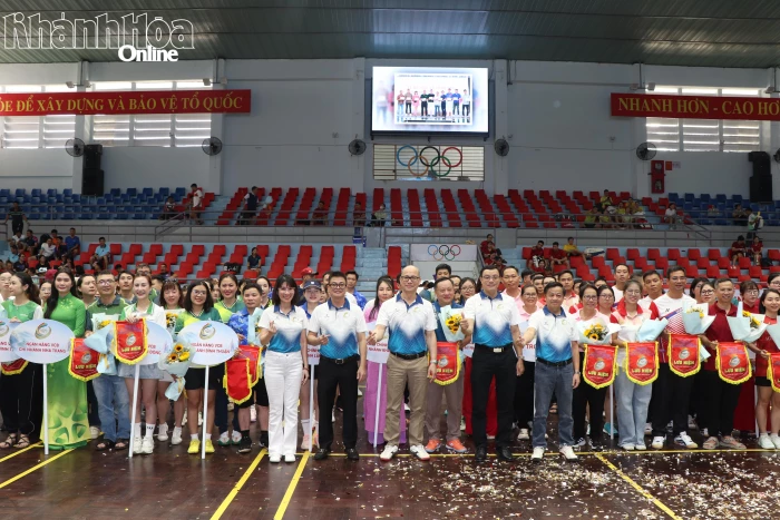 Hơn 670 vận động viên tham gia vòng chung kết hội thao ngành Ngân hàng