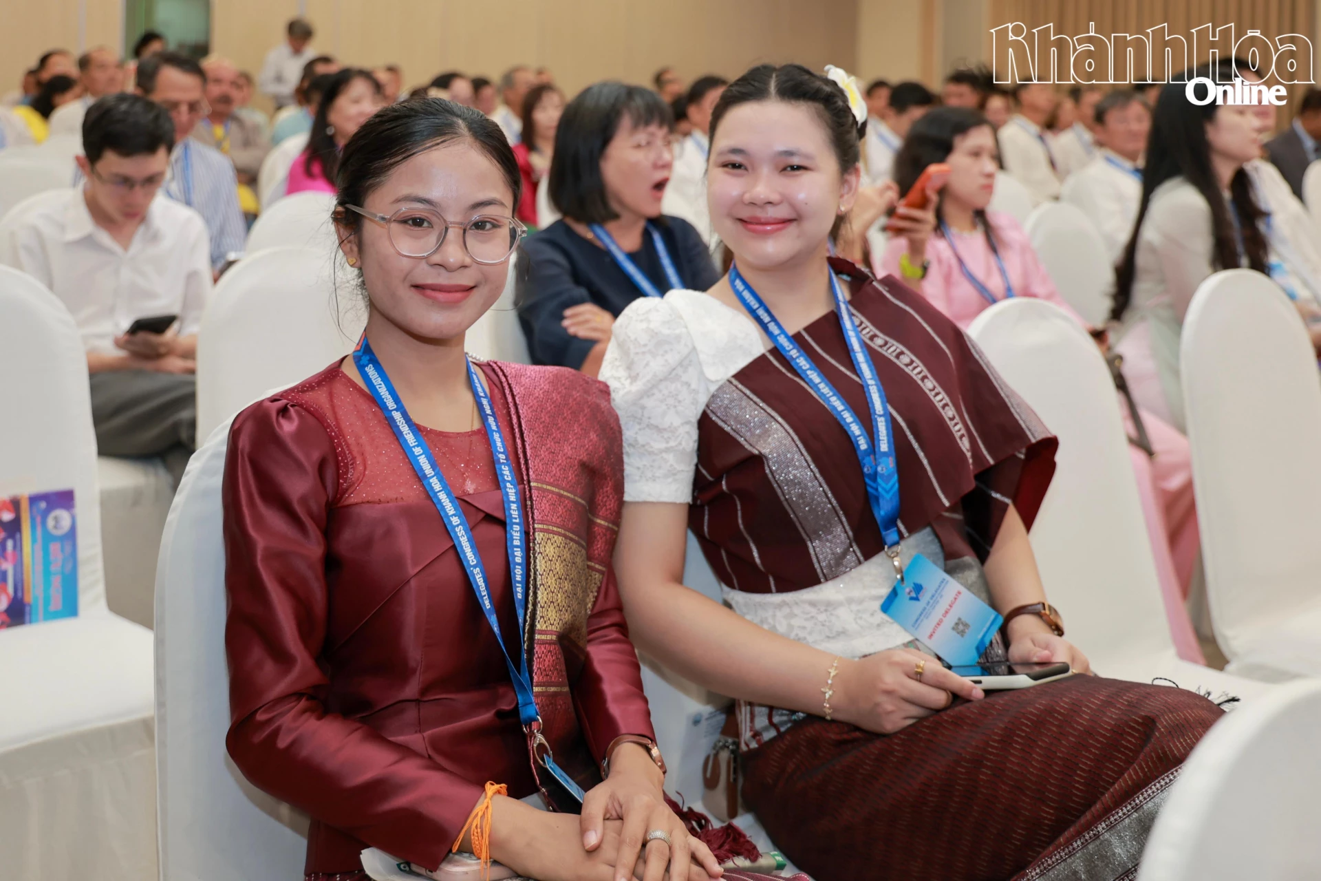 Học viên nước ngoài đang học tập trên địa bàn tỉnh tham dự đại hội.

