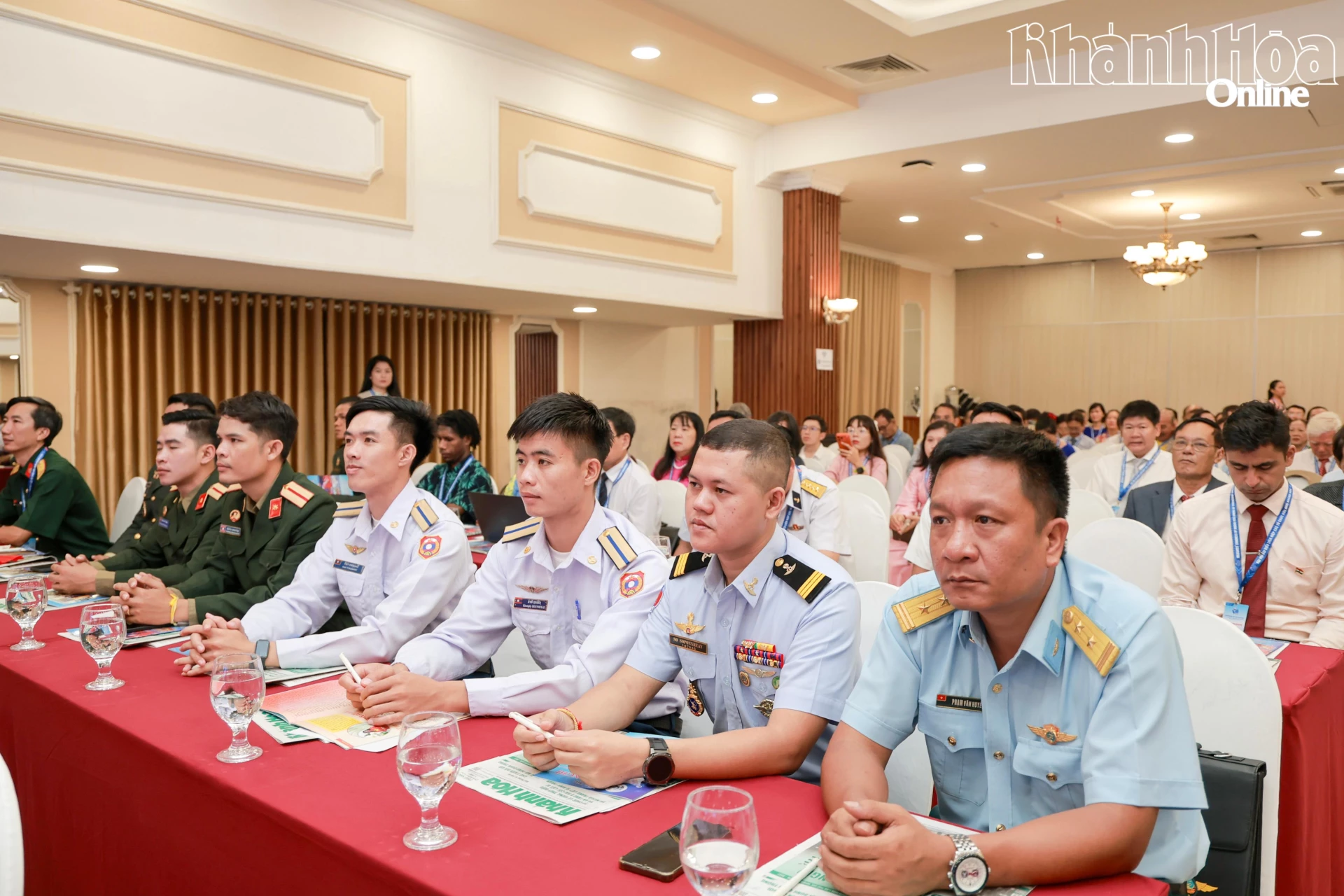 Học viên nước ngoài đang học tập trên địa bàn tỉnh tham dự đại hội.

