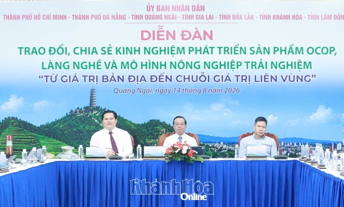 Diễn đàn trao đổi, chia sẻ kinh nghiệm phát triển sản phẩm OCOP, làng nghề và mô hình nông nghiệp 