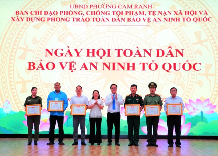 Phường Cam Ranh tổ chức Ngày hội Toàn dân bảo vệ an ninh Tổ quốc năm 2026