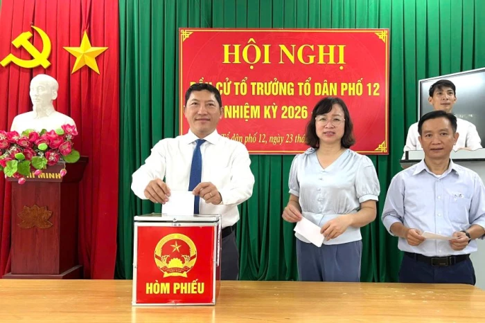 19.280 cử tri phường Phan Rang tham gia bầu cử tổ trưởng tổ dân phố