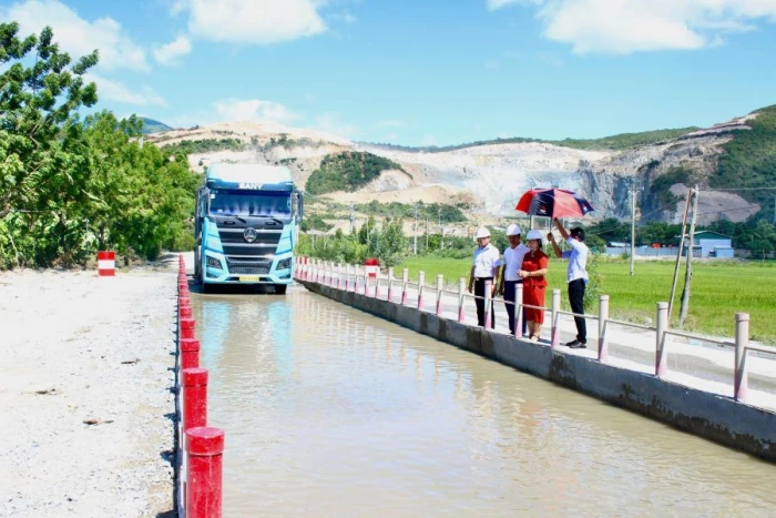 Xã Công Hải khánh thành công trình võng tràn tại cụm mỏ Cô Lô