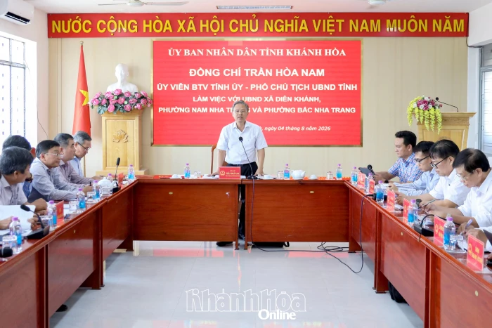 Phó Chủ tịch UBND tỉnh Trần Hòa Nam làm việc với 3 địa phương về các nhiệm vụ trọng tâm
