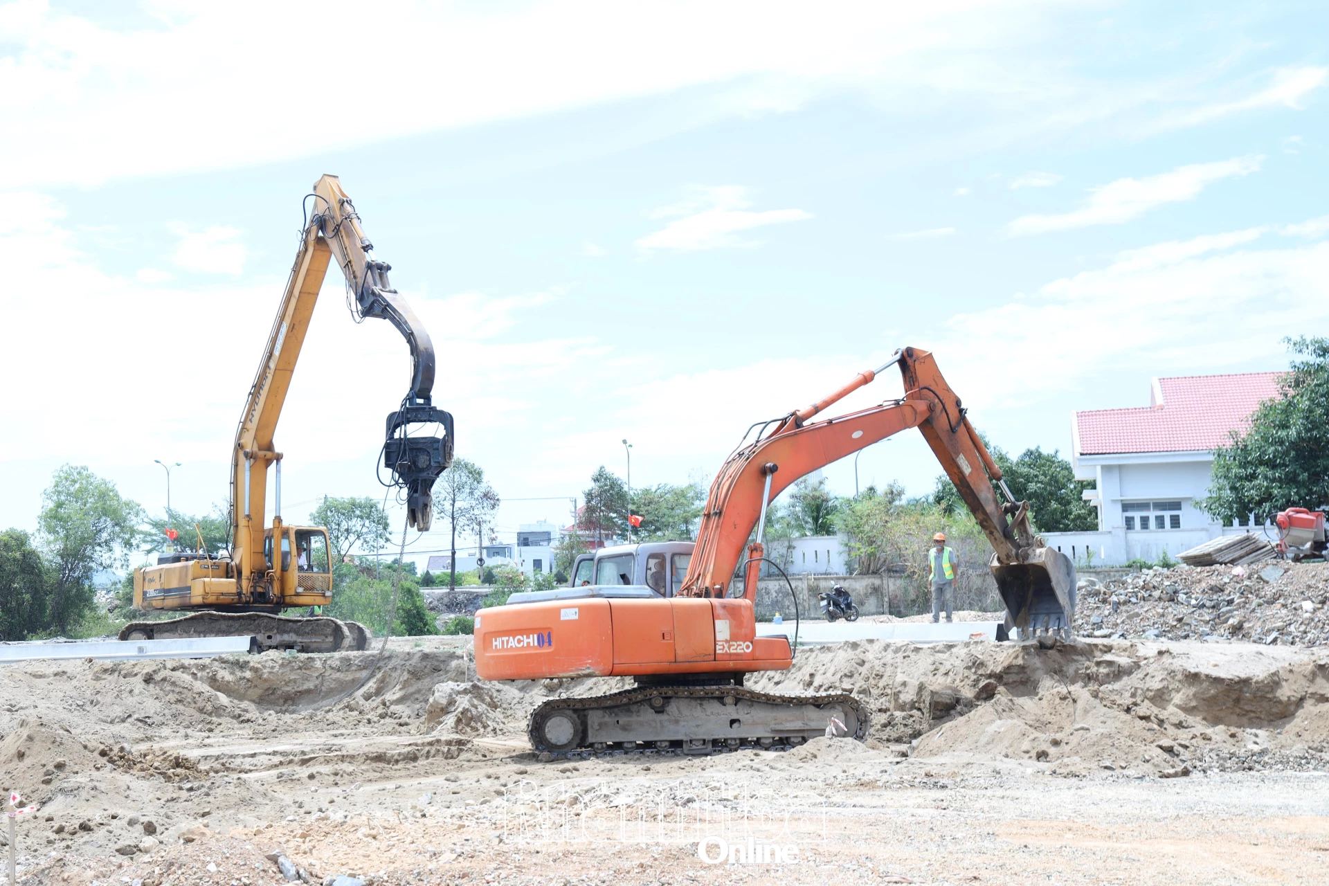 Dự án đang được đẩy nhanh tiến độ thi công.