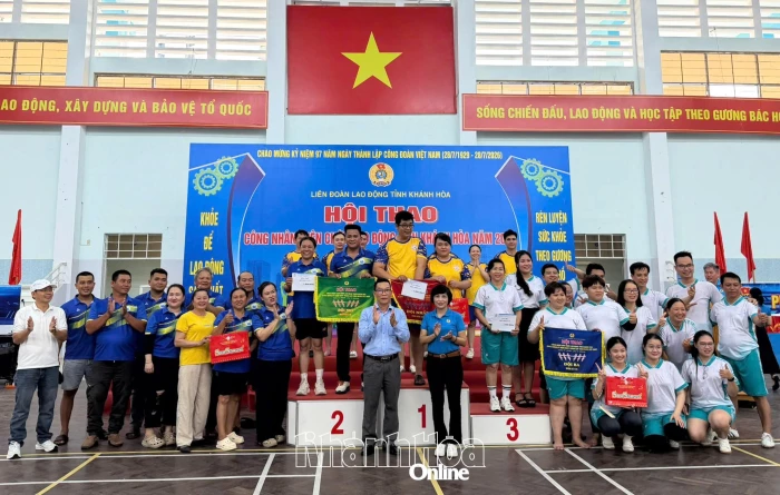 Bế mạc Hội thao công nhân, viên chức, lao động tỉnh Khánh Hòa năm 2026