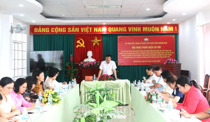 Phản biện xã hội dự thảo Quyết định phân cấp quản lý kinh phí thực hiện chính sách đối với người có công với cách mạng