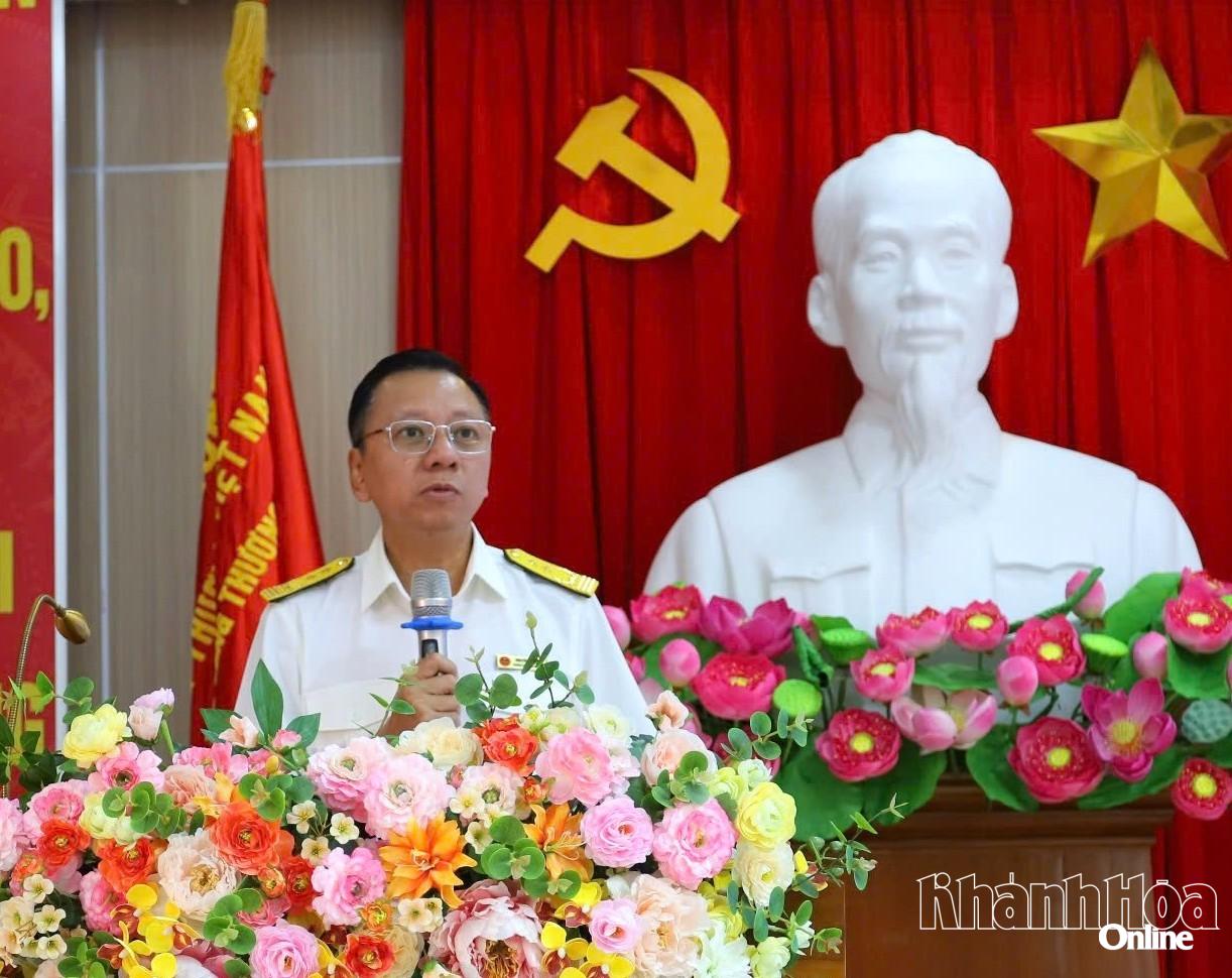 Ông Nguyễn Ngọc Tú - Trưởng Thuế tỉnh phát biểu tại hội nghị.