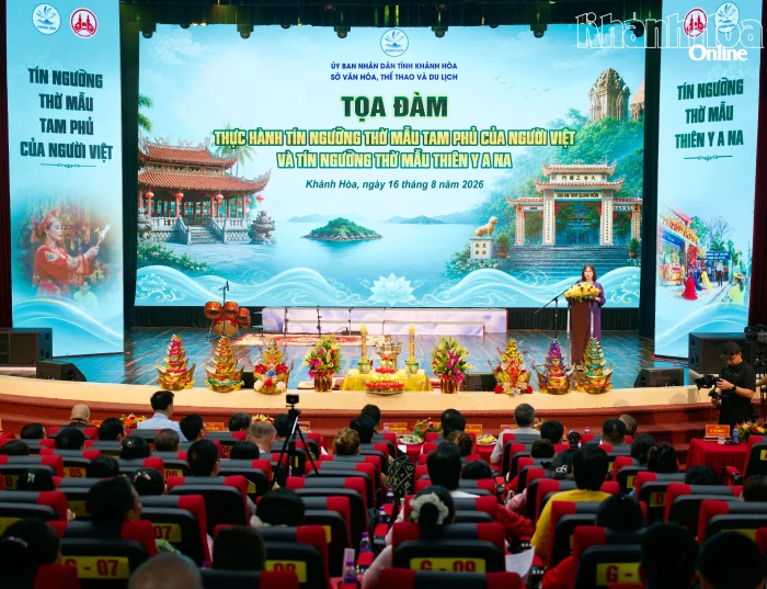 Tọa đàm về thực hành tín ngưỡng thờ Mẫu Tam phủ của người Việt và tín ngưỡng thờ Mẫu Thiên Y A Na
