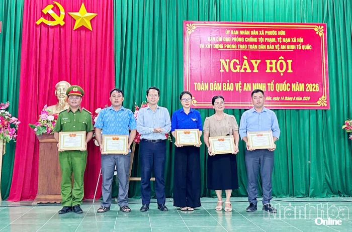Xã Phước Hữu tổ chức Ngày hội Toàn dân bảo vệ an ninh Tổ quốc năm 2026