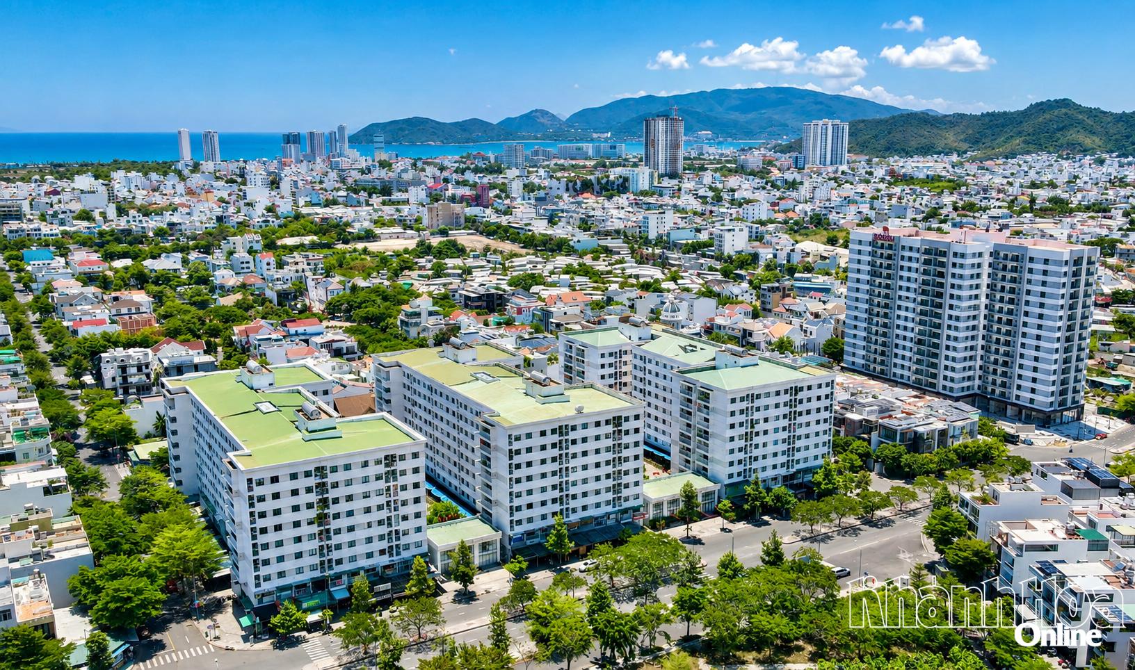 Phường Nam Nha Trang 
hiện là nơi có nhiều dự án 
nhà ở xã hội được xây dựng.