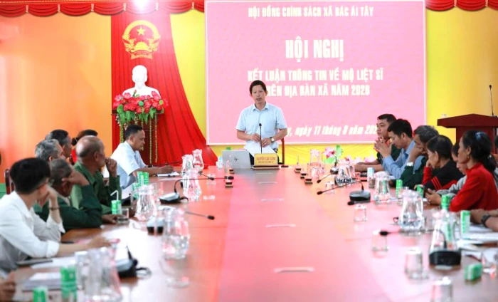 Xã Bác Ái Tây xác định bước đầu 4 vị trí mộ liệt sĩ